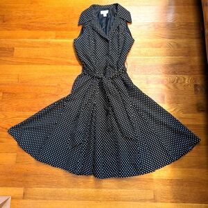 Talbots retro style polka dot dress 👗